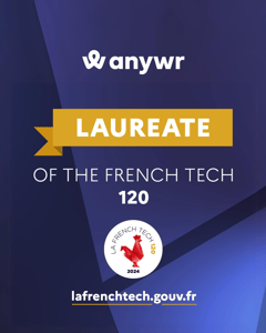 ANYWR honored to be part of the “French Tech 120” 2024 laureates, placing it among the France 120 high potential companies