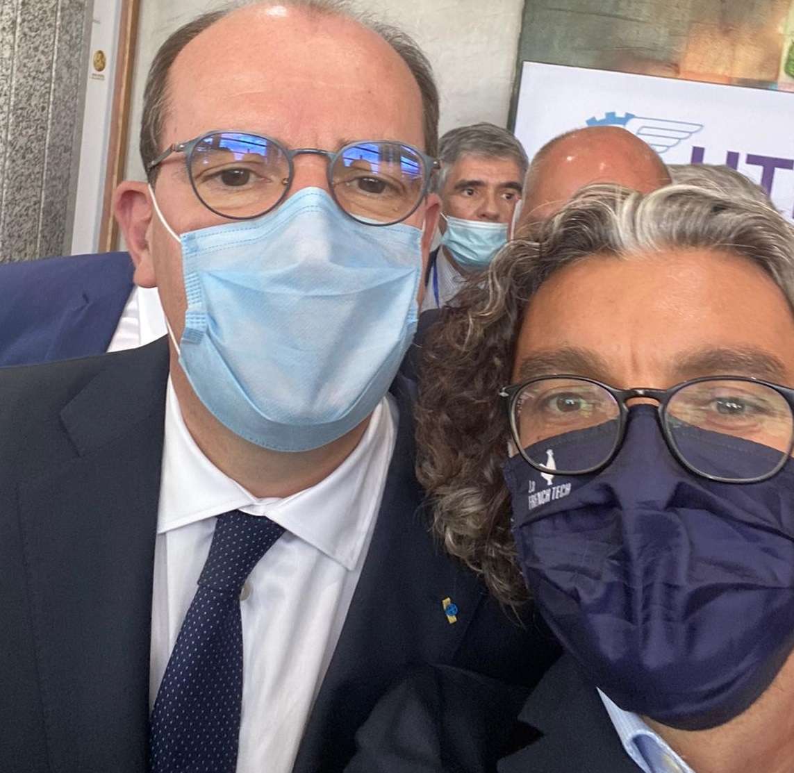 De gauche à droite : Jean Castex et Gilles Lechantre, Tunis juin 2021
