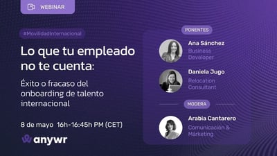 Webinar: Éxito o fracaso del onboarding de talento internacional